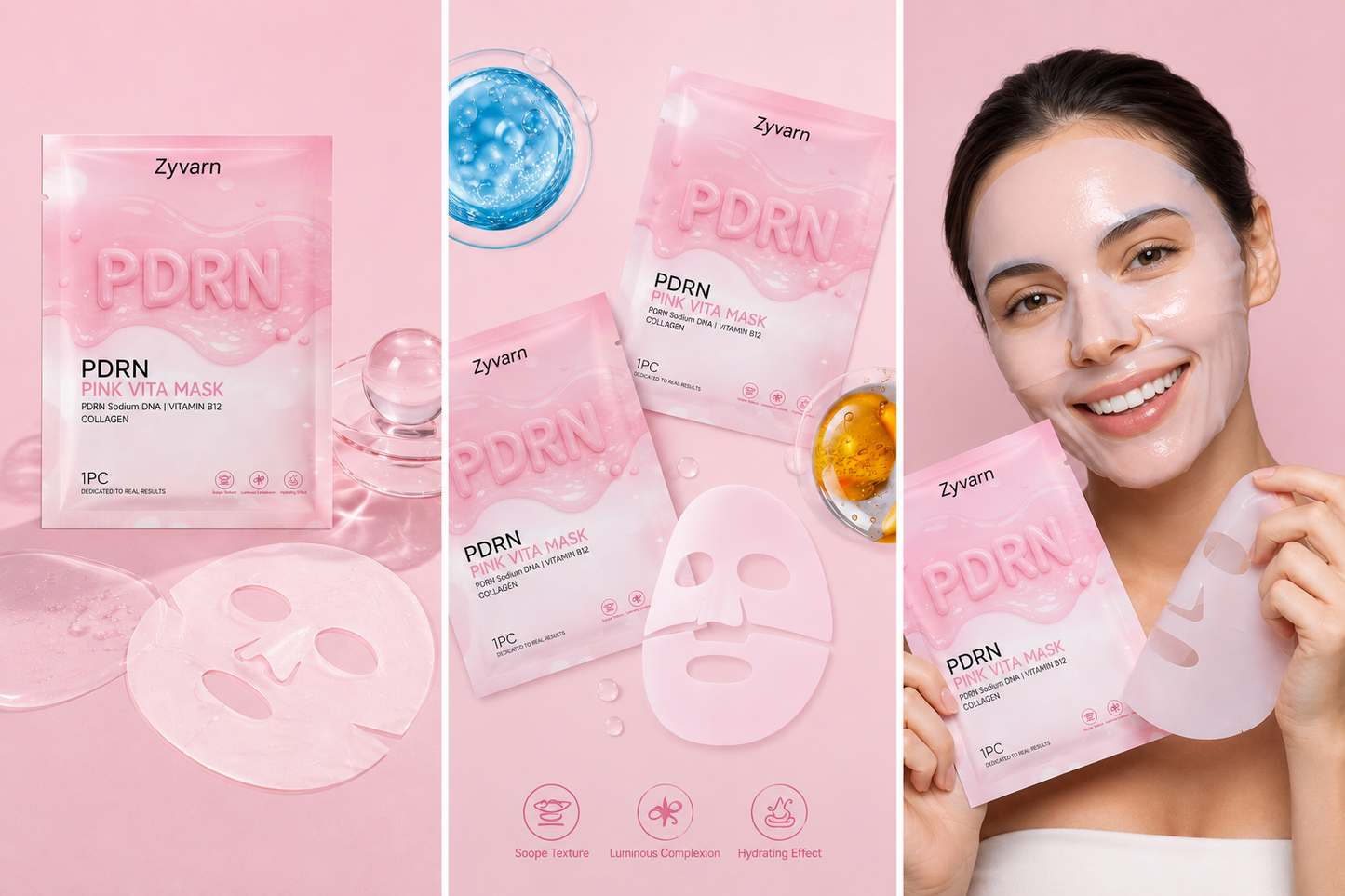 Mascarilla Facial PDRN Colágeno
